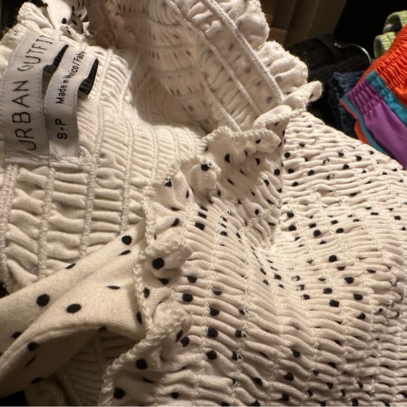 Urban outfitters polka dot peplum tank top size S - Picture 3 of 3